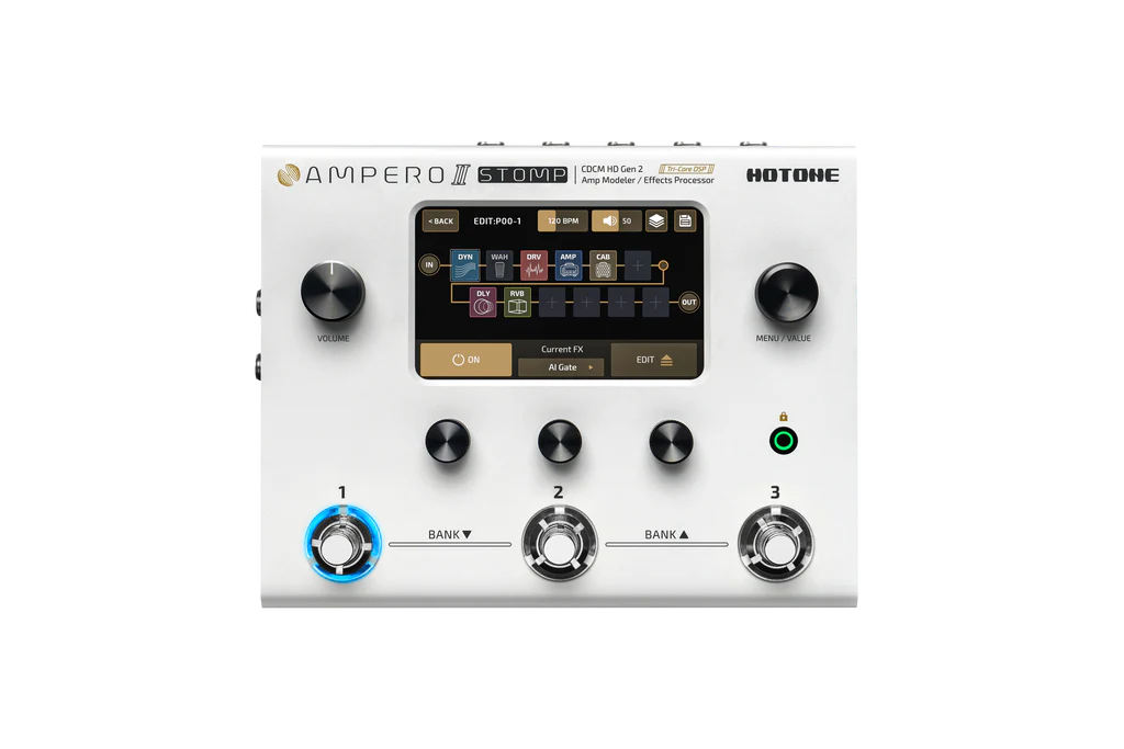 HOTONE Ampero II Stomp Amp Modeler & Effects Processor – H Music