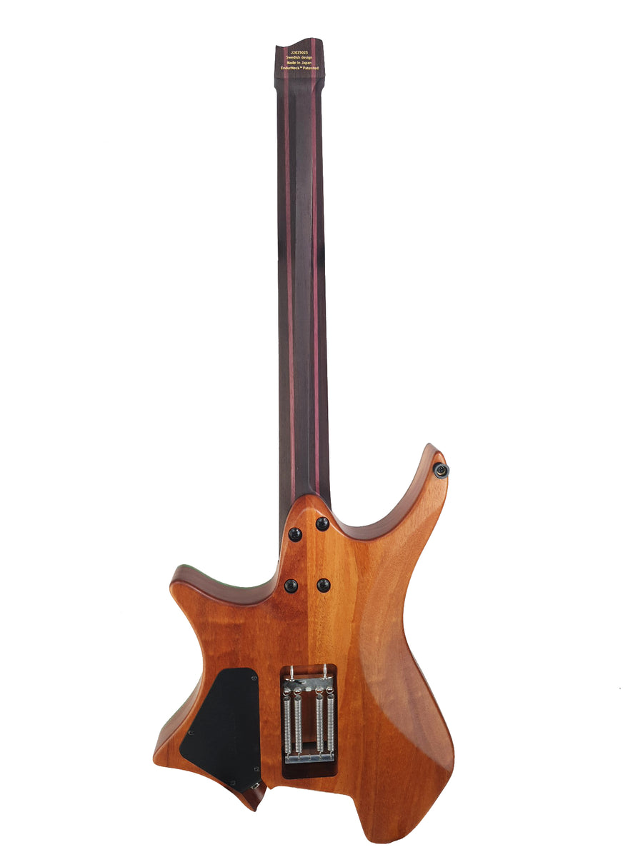 STRANDBERG Boden J Artisan 6 Tremolo Koa Natural Green Resin – H Music