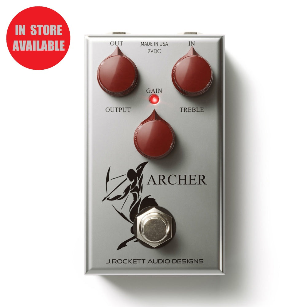 J. ROCKETT Archer Silver Klon Centaur Style Overdrive – H Music