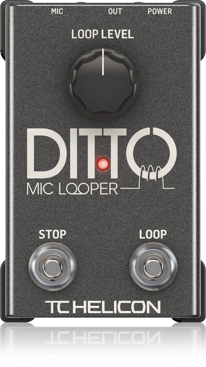 配信機器・PA機器・レコーディング機器 TC HELICON DITTO MIC LOOPER TC HELICON Ditto Mic Looper – H Music
