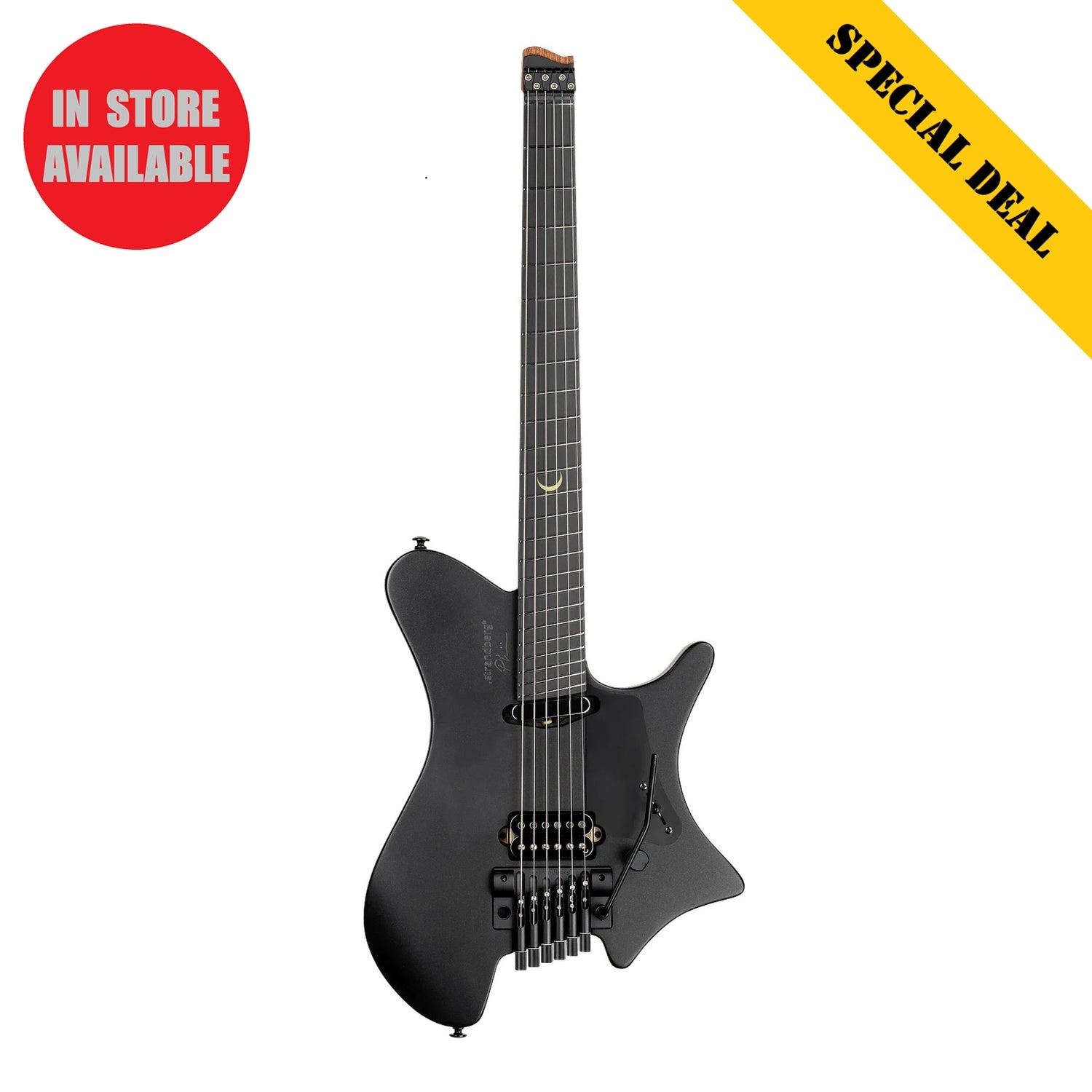 STRANDBERG Sälen NX 6 Tremolo Plini Edition Black - Signed by