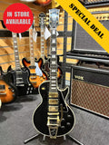 GIBSON Custom Shop 1957 Les Paul Custom Reissue - Ebony 3-Pickup Bigsby