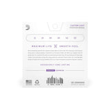 D'Addario XS Coated Acoustic Guitar Strings Phosphor Bronze Custom Light 11-52