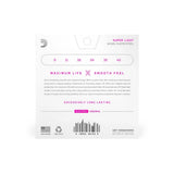 D'Addario XS Coated Electric Guitar Strings Super Light 9-42