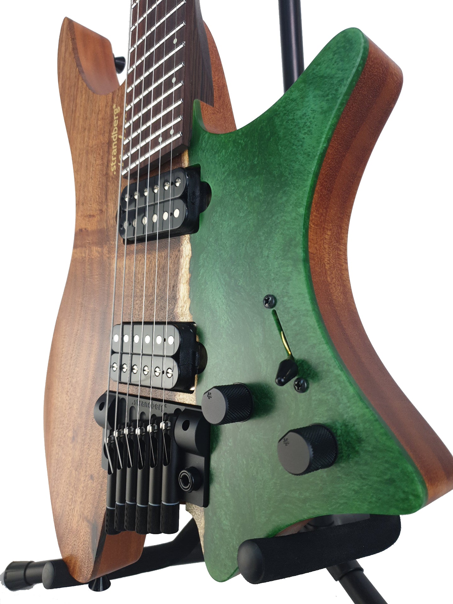 ギター strandberg boden 6 custom Koa STRANDBERG Boden J Artisan 6 Tremolo Koa Natural Green Resin – H Music