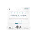 D'Addario XS Coated 12-String Acoustic Guitar Strings Phosphor Bronze Light 10-47