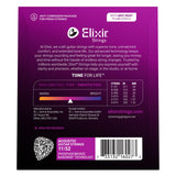 ELIXIR Acoustic Guitar Strings Phosphor Bronze with Nanoweb Coating Custom Light 11-52