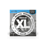 D'Addario XL Nickel Electric Guitar Strings Extra Heavy 12-60