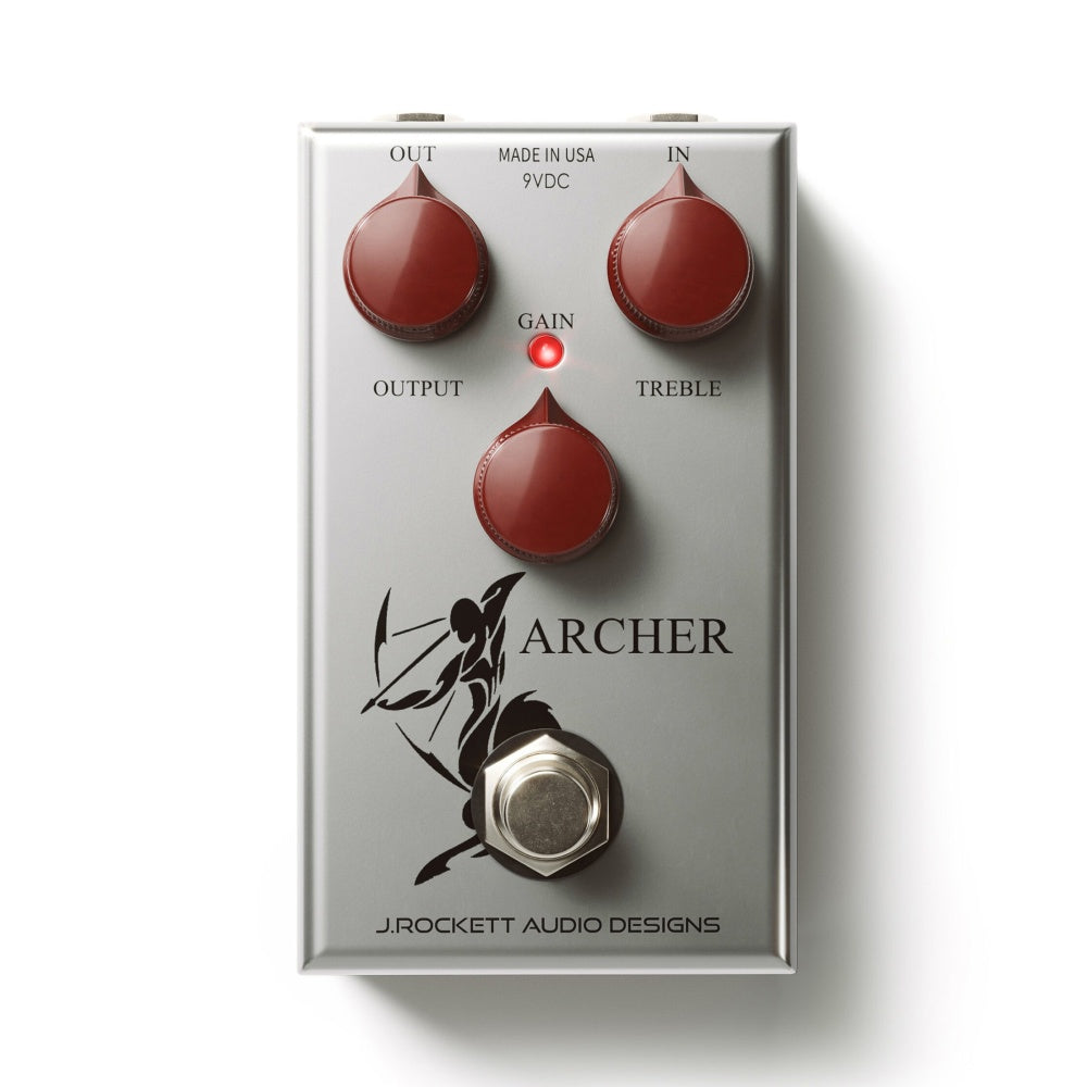 ギター J.Rockett Audio Designs ARCHER silver J. ROCKETT Archer Silver Klon Centaur Style Overdrive – H Music