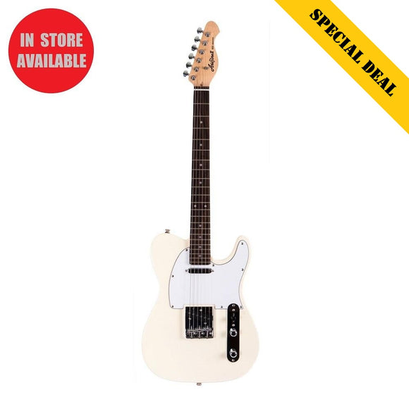 ARIA 615 Frontier Electric Guitar Ivory
