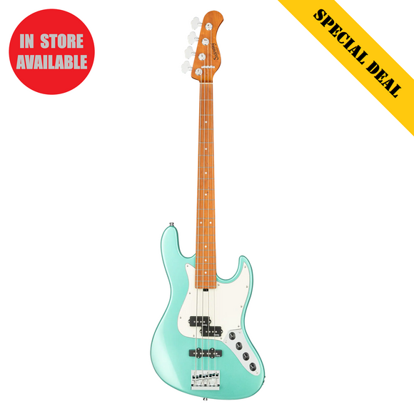 SADOWSKY MetroExpress 4-String Hybrid P/J Bass Sage Green Maple