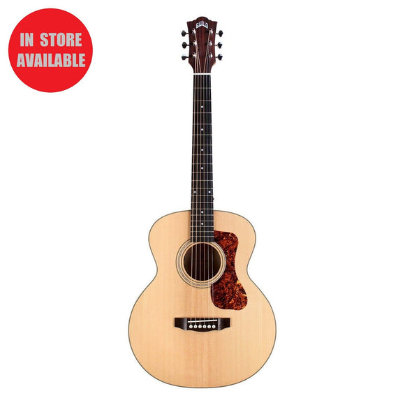 GUILD Jumbo Junior Flamed Maple Travel Size Acoustic/Electric