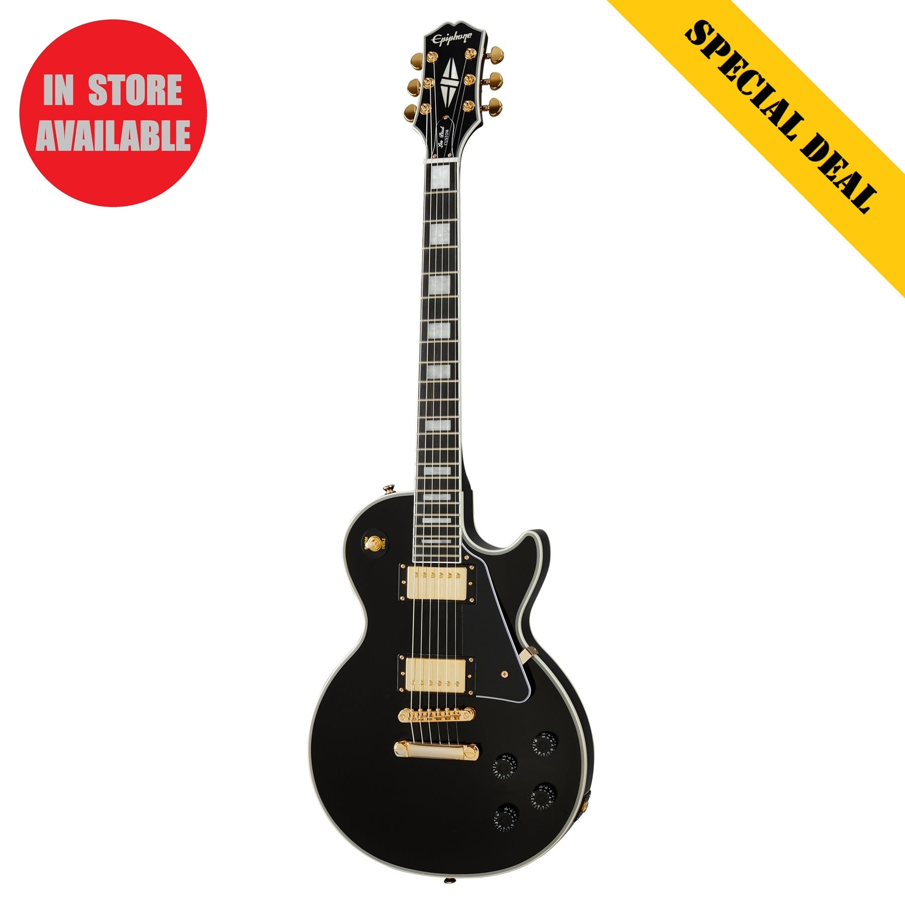 エピフォン　レスポールカスタム　プロ Epiphone エピフォン Les Paul Custom Pro（AWH） 38%OFF