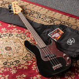SX SPB62 Electric Bass Black
