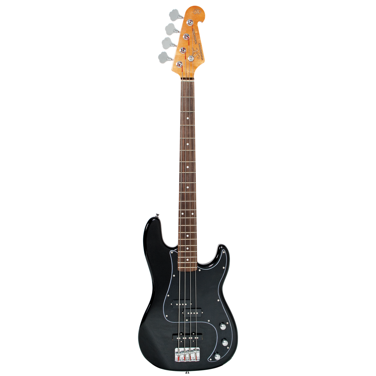 ベース Squirt by fender Black BASS SX VEP62 Electric Bass Black – H Music