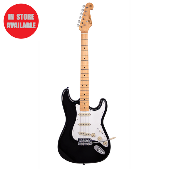 SX VES57 Electric Guitar Black