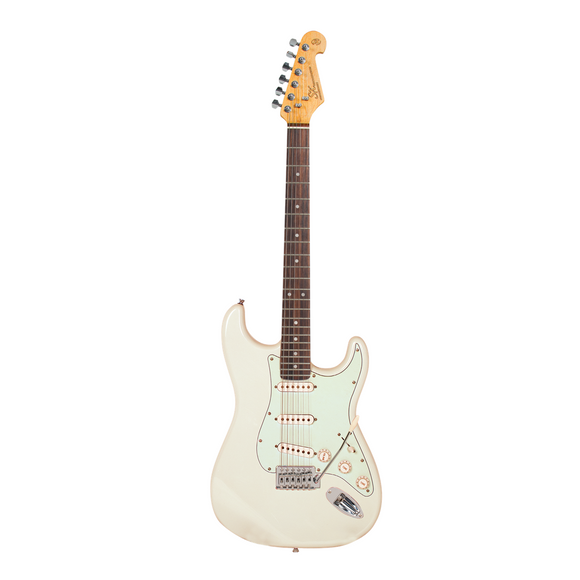 SX VES62 Electric Guitar Vintage White