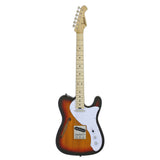ARIA 615-TL Semi-Hollow Electric Guitar 3 Tone Sunburst