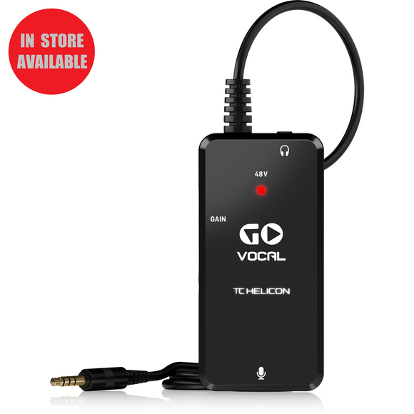 TC HELICON Go Vocal High-Quality Microphone Preamp for Mobile Devices