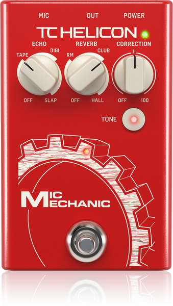 TC HELICON ティーシーヘリコン MIC MECHANIC 2 新品 TC-HELICON MIC MECHANIC 2 エコー・リバーブ・ペダル TCヘリコン