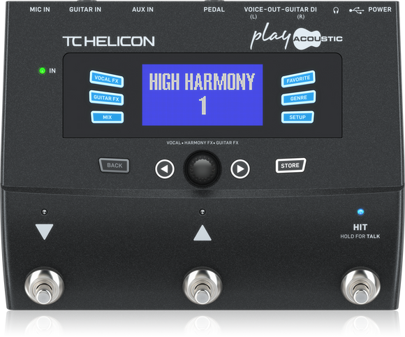 TC HELICON Play Acoustic Vocal and Acoustic Guitar Effects