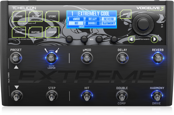 ギター TC-Helicon VoiceLive 3 Extreme TC HELICON Voicelive 3 Extreme Vocal and Guitar Effects – H Music