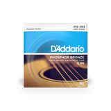 D'Addario EJ16 Acoustic Guitar Strings Phosphor Bronze Light 12-53