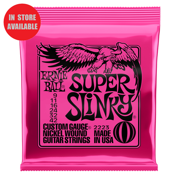 ERNIE BALL Super Slinky Nickel Wound Electric Guitar Strings 9-42