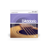 D'Addario EJ26 Acoustic Guitar Strings Phosphor Bronze Custom Light 11-52